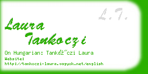 laura tankoczi business card